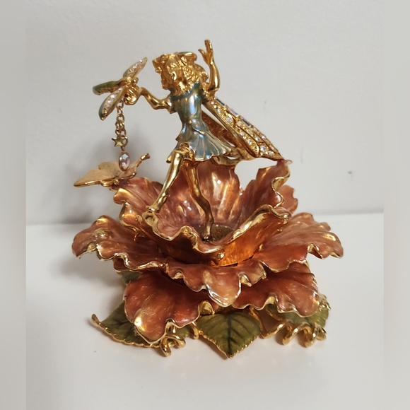 Kirks Folly Dream keeper Trinket Box‎ Dance with Fairies Primrose Whimsy Fantasy